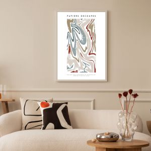 Abstract PAPIERS DECOUPES Wall Poster