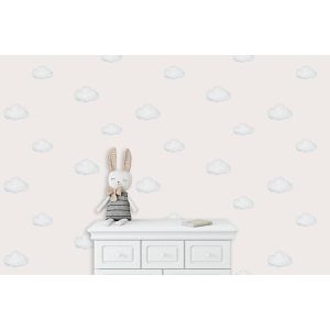 Cloud Themed Children's Room Wall Paper